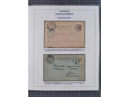 1869/1915, reichhaltige Schiffspost-Sammlung mit über 60 Briefen und Karten, inklusive Ungarn-Kroatien, viele interessante St
