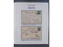 1869/1915, reichhaltige Schiffspost-Sammlung mit über 60 Briefen und Karten, inklusive Ungarn-Kroatien, viele interessante St