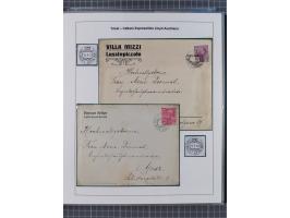 1869/1915, reichhaltige Schiffspost-Sammlung mit über 60 Briefen und Karten, inklusive Ungarn-Kroatien, viele interessante St