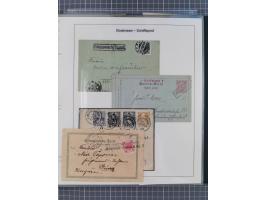 1869/1915, reichhaltige Schiffspost-Sammlung mit über 60 Briefen und Karten, inklusive Ungarn-Kroatien, viele interessante St