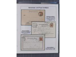 1869/1915, reichhaltige Schiffspost-Sammlung mit über 60 Briefen und Karten, inklusive Ungarn-Kroatien, viele interessante St