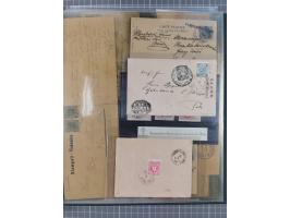 1869/1915, reichhaltige Schiffspost-Sammlung mit über 60 Briefen und Karten, inklusive Ungarn-Kroatien, viele interessante St