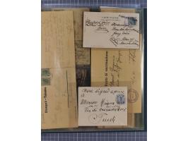 1869/1915, reichhaltige Schiffspost-Sammlung mit über 60 Briefen und Karten, inklusive Ungarn-Kroatien, viele interessante St