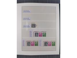 1951/2020, postfrische Sammlung “ Dauerserien Eckrandstücke”, ab Posthornsatz kpl. unsigniert und ungefaltet, einwandfrei (FA