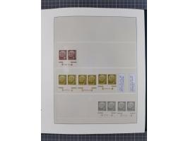 1951/2020, postfrische Sammlung “ Dauerserien Eckrandstücke”, ab Posthornsatz kpl. unsigniert und ungefaltet, einwandfrei (FA