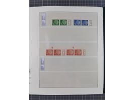 1951/2020, postfrische Sammlung “ Dauerserien Eckrandstücke”, ab Posthornsatz kpl. unsigniert und ungefaltet, einwandfrei (FA