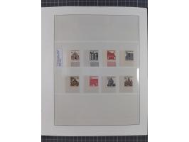 1951/2020, postfrische Sammlung “ Dauerserien Eckrandstücke”, ab Posthornsatz kpl. unsigniert und ungefaltet, einwandfrei (FA