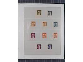 1951/2020, postfrische Sammlung “ Dauerserien Eckrandstücke”, ab Posthornsatz kpl. unsigniert und ungefaltet, einwandfrei (FA