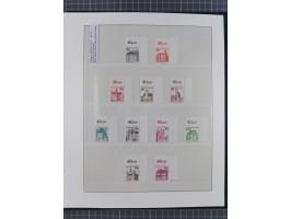 1951/2020, postfrische Sammlung “ Dauerserien Eckrandstücke”, ab Posthornsatz kpl. unsigniert und ungefaltet, einwandfrei (FA