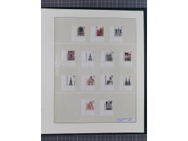 1951/2020, postfrische Sammlung “ Dauerserien Eckrandstücke”, ab Posthornsatz kpl. unsigniert und ungefaltet, einwandfrei (FA