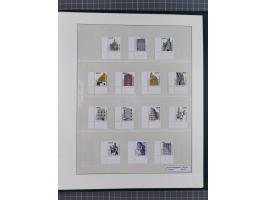 1951/2020, postfrische Sammlung “ Dauerserien Eckrandstücke”, ab Posthornsatz kpl. unsigniert und ungefaltet, einwandfrei (FA