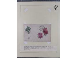 1850/1914, kleine gestempelte Partie mit 16 Briefen und Karten, dabei bessere Stücke mit u.a. Mi.-Nr. 3X (gefaltet) mit “LEOB