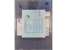 1850/1914, kleine gestempelte Partie mit 16 Briefen und Karten, dabei bessere Stücke mit u.a. Mi.-Nr. 3X (gefaltet) mit “LEOB