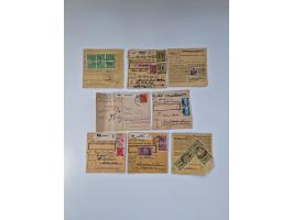 1946/47, interessanter Sammlungsposten mit über 100 Paketkarten mit vielen Einzel- und Mehrfachfrankaturen, interessanten Ver