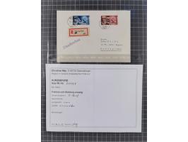 1930/53, 8 Satz-Briefe bzw. -umschläge, dabei Mi.-Nr. 135-41 R-Fernbrief, 255-59 FDC (beschnitten), 297/98 R-Brief, 299-03 R-