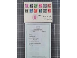 1930/53, 8 Satz-Briefe bzw. -umschläge, dabei Mi.-Nr. 135-41 R-Fernbrief, 255-59 FDC (beschnitten), 297/98 R-Brief, 299-03 R-