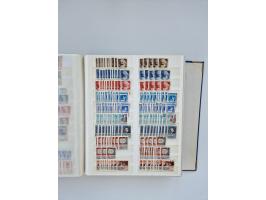 1940/60, massive mint never hinged and used accumulation with an abundance of duplicates, some better values throughout like 