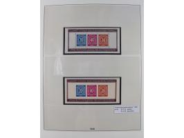 1945/49, postfrische in den Hauptnummern komplette Sammlungen Alliierte Besetzung und Bizone, dabei u.a. Mi.-Nr. A IX/II und 