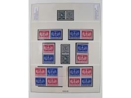 1945/49, postfrische in den Hauptnummern komplette Sammlungen Alliierte Besetzung und Bizone, dabei u.a. Mi.-Nr. A IX/II und 