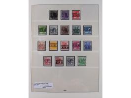 1945/49, postfrische in den Hauptnummern komplette Sammlungen Alliierte Besetzung und Bizone, dabei u.a. Mi.-Nr. A IX/II und 