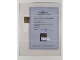 1945/49, postfrische in den Hauptnummern komplette Sammlungen Alliierte Besetzung und Bizone, dabei u.a. Mi.-Nr. A IX/II und 