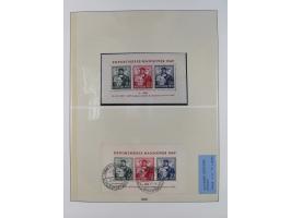 1945/49, postfrische in den Hauptnummern komplette Sammlungen Alliierte Besetzung und Bizone, dabei u.a. Mi.-Nr. A IX/II und 