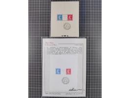 1917/36, group of mint never hinged/unused and used selection with one card, many better items with Mi.-Nr. 148-155 cpl. set 