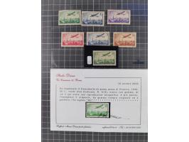 1917/36, group of mint never hinged/unused and used selection with one card, many better items with Mi.-Nr. 148-155 cpl. set 