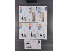 1969/2002, 25 Concorde Flight covers, including Mexico, South Africa, 1970 signed Test Flight, Austria special cancels, very 