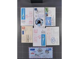 1969/2002, 25 Concorde Flight covers, including Mexico, South Africa, 1970 signed Test Flight, Austria special cancels, very 