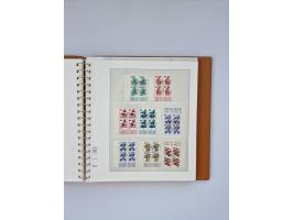 1951/2023, reichhaltiger postfrischer/ungebrauchter und gestempelter Sammlungsbestand mit Viererblocks, Bogenecken, Oberrands
