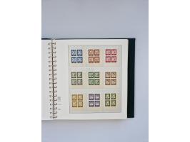 1951/2023, reichhaltiger postfrischer/ungebrauchter und gestempelter Sammlungsbestand mit Viererblocks, Bogenecken, Oberrands