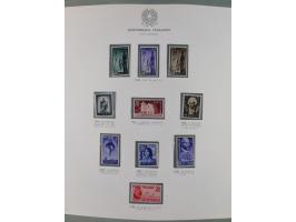 1945/1980, mostly mint never hinged collection with only a few unused, including Airmail and Express stamps, some better sets