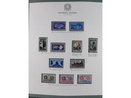 1945/1980, mostly mint never hinged collection with only a few unused, including Airmail and Express stamps, some better sets