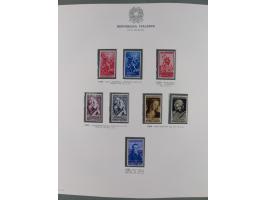 1945/1980, mostly mint never hinged collection with only a few unused, including Airmail and Express stamps, some better sets