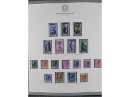 1945/1980, mostly mint never hinged collection with only a few unused, including Airmail and Express stamps, some better sets