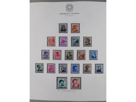 1945/1980, mostly mint never hinged collection with only a few unused, including Airmail and Express stamps, some better sets