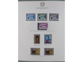 1945/1980, mostly mint never hinged collection with only a few unused, including Airmail and Express stamps, some better sets
