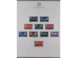 1945/1980, mostly mint never hinged collection with only a few unused, including Airmail and Express stamps, some better sets