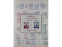 1941/44 (ca.), unused and used collection with over 85 covers and cards, including a fine group of Justice Court Fiscals used