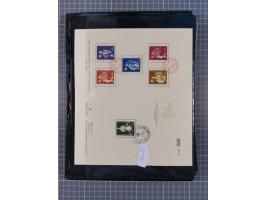 1941/44 (ca.), unused and used collection with over 85 covers and cards, including a fine group of Justice Court Fiscals used