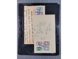 1941/44 (ca.), unused and used collection with over 85 covers and cards, including a fine group of Justice Court Fiscals used