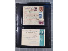 1941/44 (ca.), unused and used collection with over 85 covers and cards, including a fine group of Justice Court Fiscals used