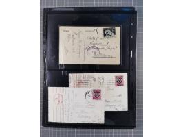 1941/44 (ca.), unused and used collection with over 85 covers and cards, including a fine group of Justice Court Fiscals used