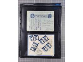 1941/44 (ca.), unused and used collection with over 85 covers and cards, including a fine group of Justice Court Fiscals used