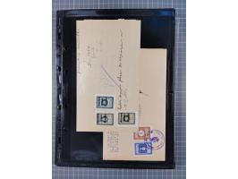 1941/44 (ca.), unused and used collection with over 85 covers and cards, including a fine group of Justice Court Fiscals used