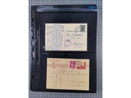 1941/44 (ca.), unused and used collection with over 85 covers and cards, including a fine group of Justice Court Fiscals used