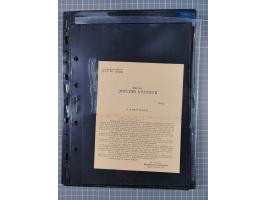 1941/44 (ca.), unused and used collection with over 85 covers and cards, including a fine group of Justice Court Fiscals used