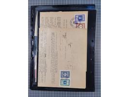 1941/44 (ca.), unused and used collection with over 85 covers and cards, including a fine group of Justice Court Fiscals used