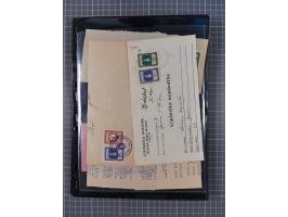 1941/44 (ca.), unused and used collection with over 85 covers and cards, including a fine group of Justice Court Fiscals used